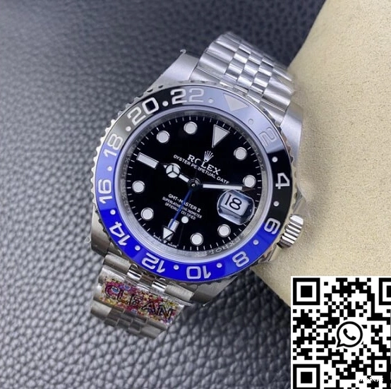 Rolex Black Clean GMT Dial M126710BLNR-0002 Factory Master II 0308